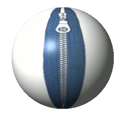 Zipper on a Ball